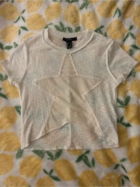 Forever 21 star cropped top